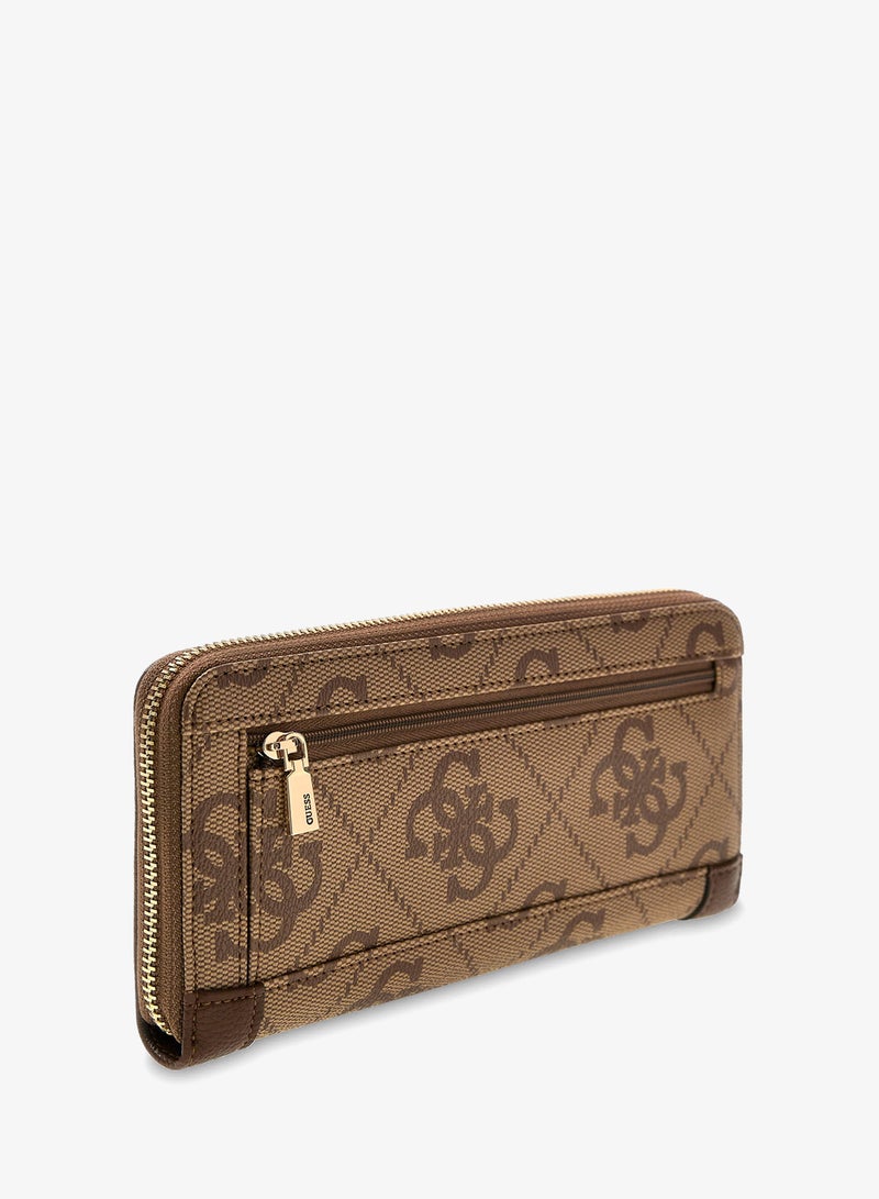 GUESS Karnilla Logo Zip Around Wallet - Image 3